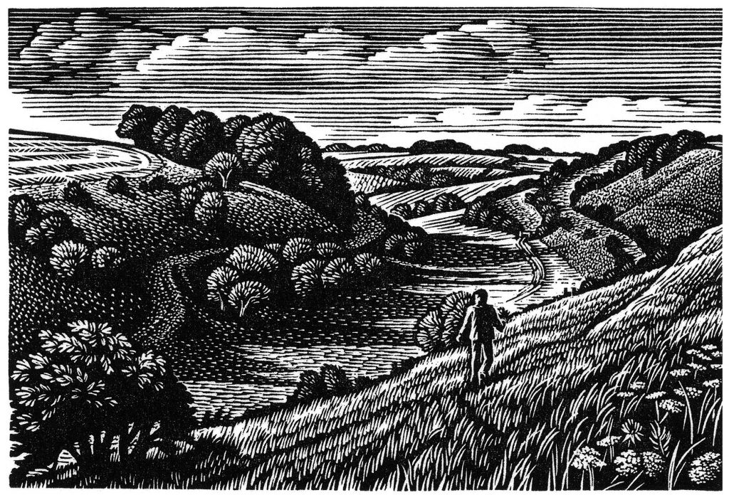 Howard Phipps - Figure in a Landscape